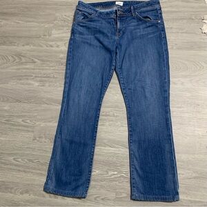 Hudson Womens Straight Leg Medium Dark Wash Jeans Flap Pocket  Size 32